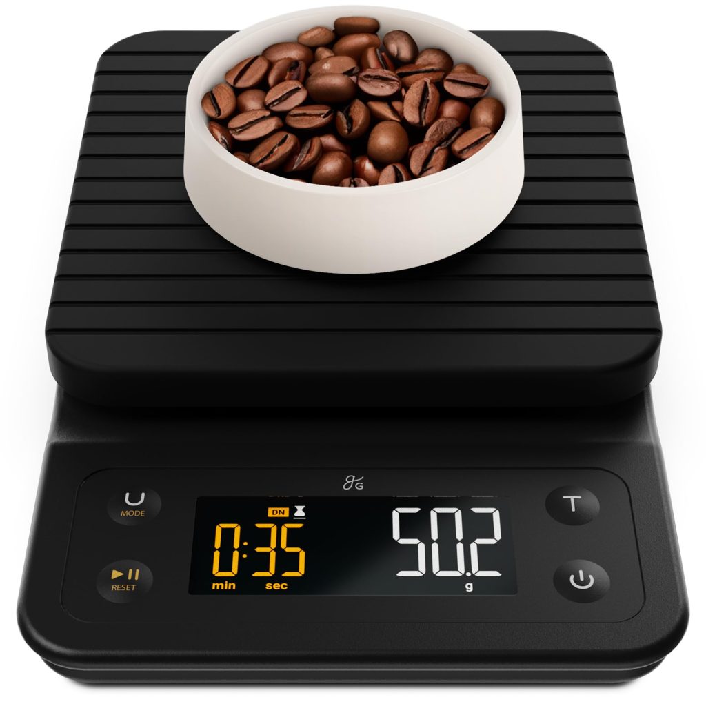 Coffee brew ratio illustration