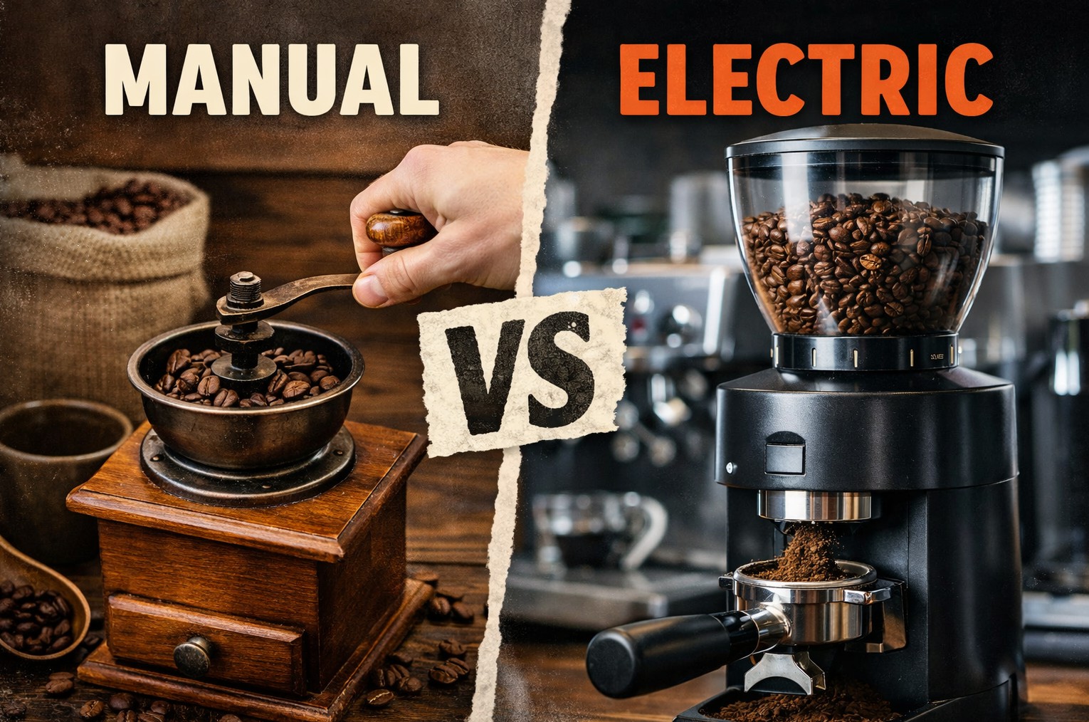 Manual vs Electric Coffee Grinder: How to Choose Based on How You Brew