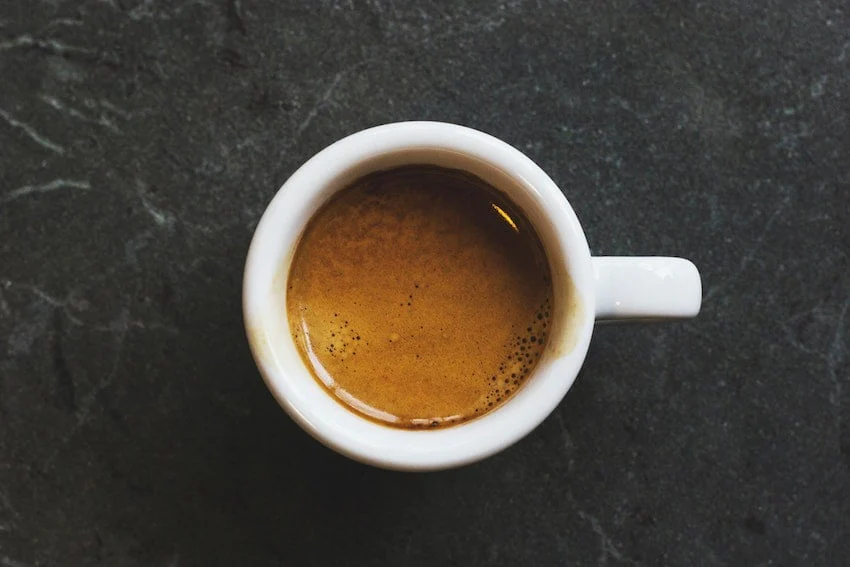 over extracted coffee with bitter taste