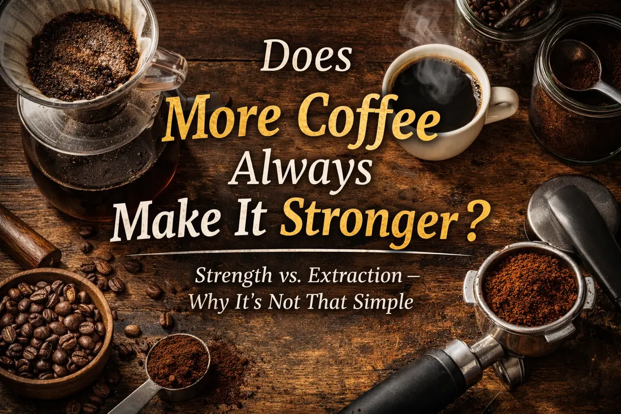 Is More Coffee Always Stronger? A Brewing Guide to Strength vs Extraction