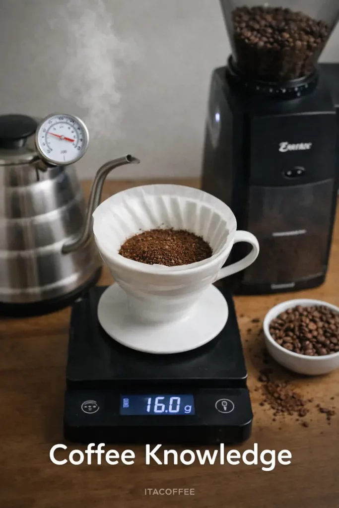 coffee accessories that actually matter scale grinder kettle temperature control brewing setup