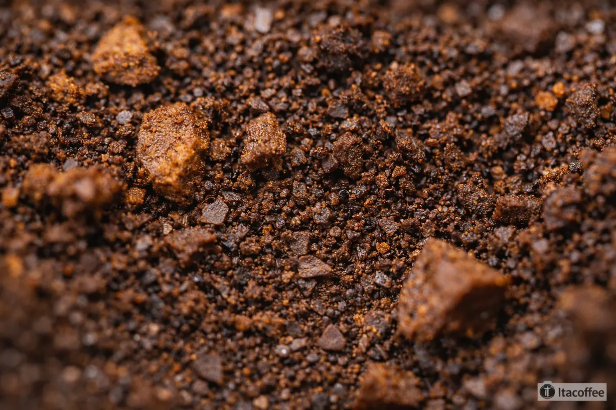 coffee grind particle distribution showing fines and boulders affecting extraction
