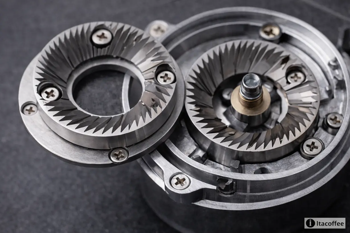 coffee grinder burr alignment and precision machining affecting grind consistency